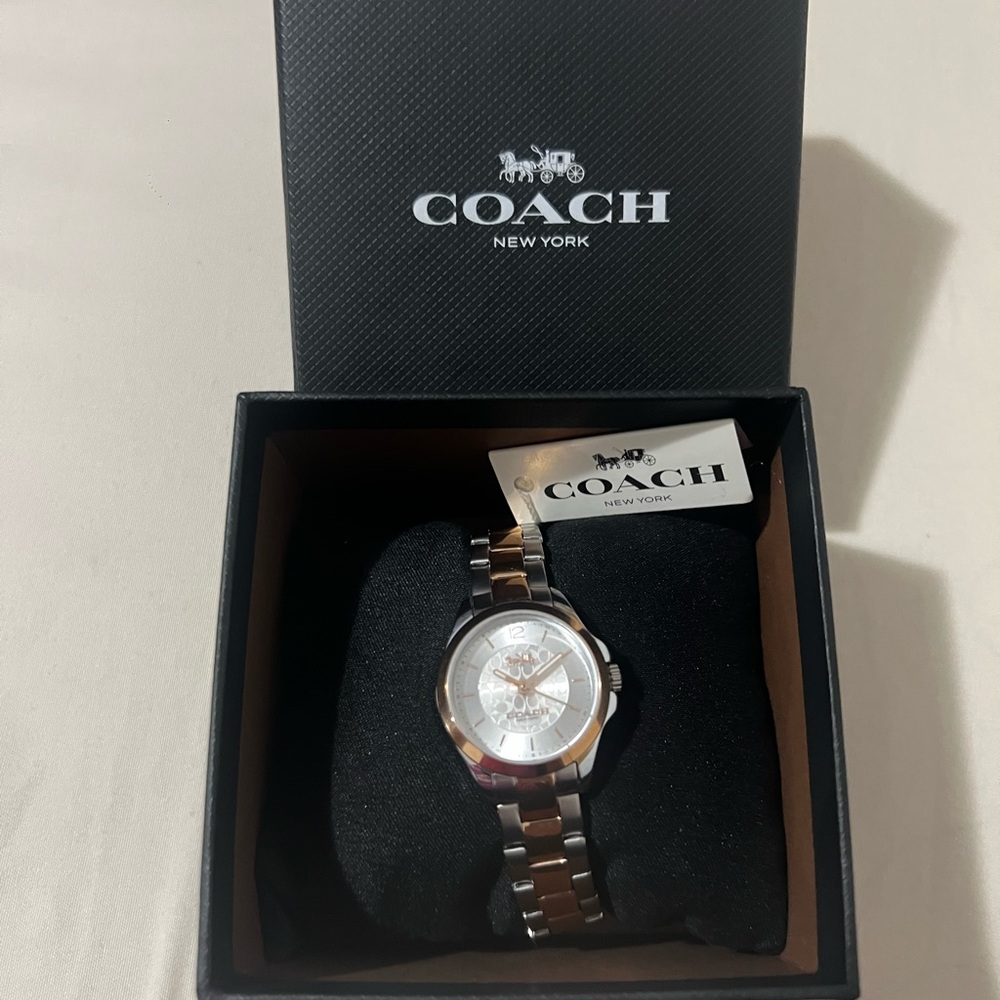 Coach Silver and Gold Women's Watch
